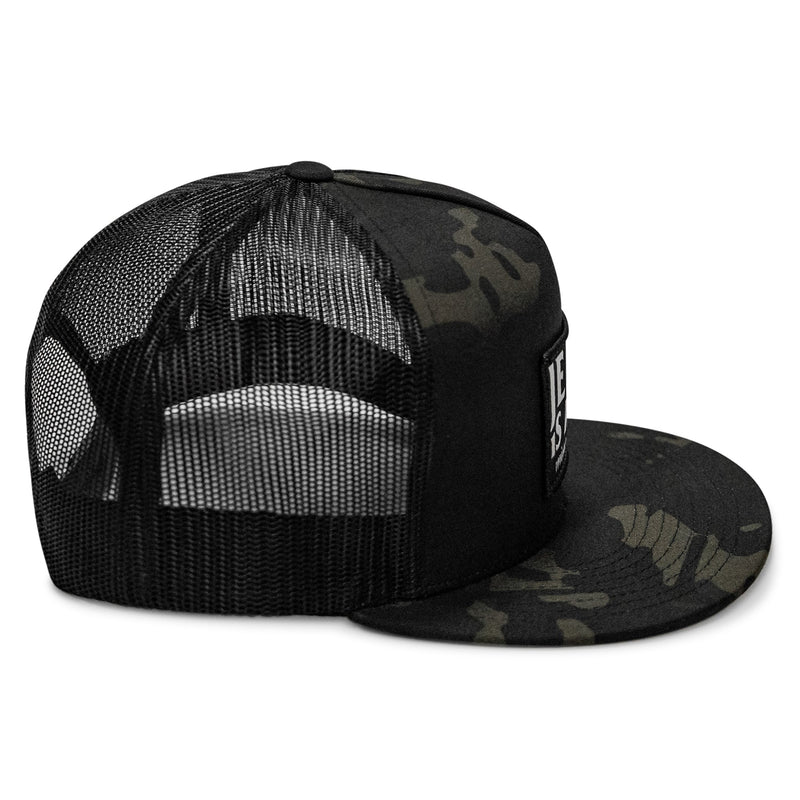 Load image into Gallery viewer, Jesus Is King Patch Flatbill Hat
