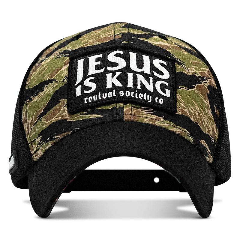 Load image into Gallery viewer, Jesus Is King Patch Original Ripstop Snapback Hat
