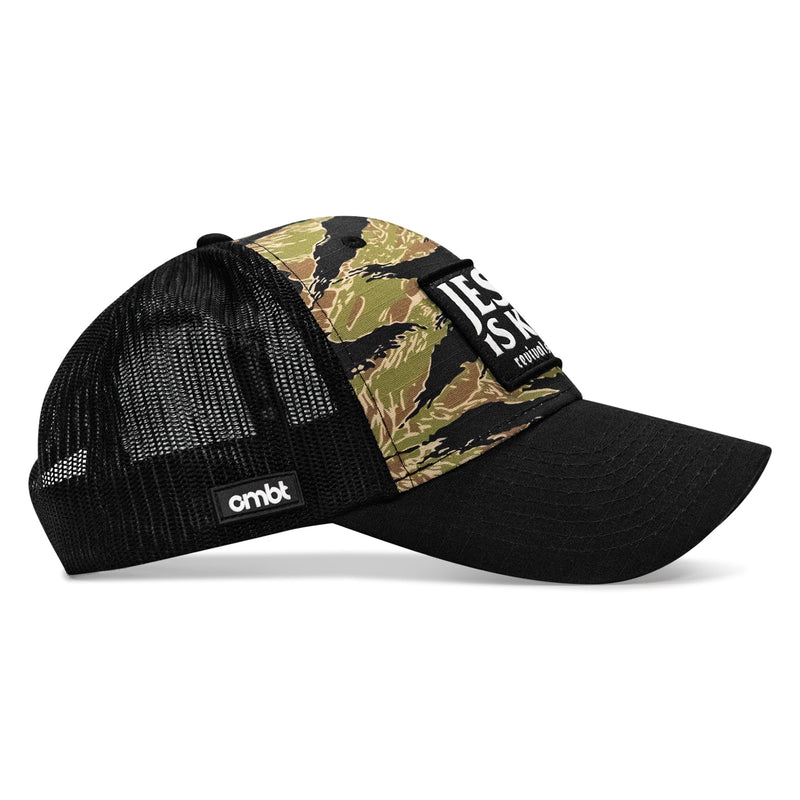 Load image into Gallery viewer, Jesus Is King Patch Original Ripstop Snapback Hat
