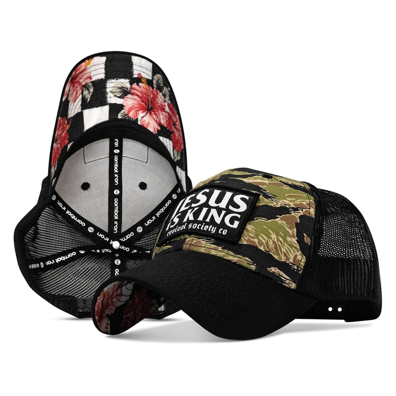Load image into Gallery viewer, Jesus Is King Patch Original Ripstop Snapback Hat
