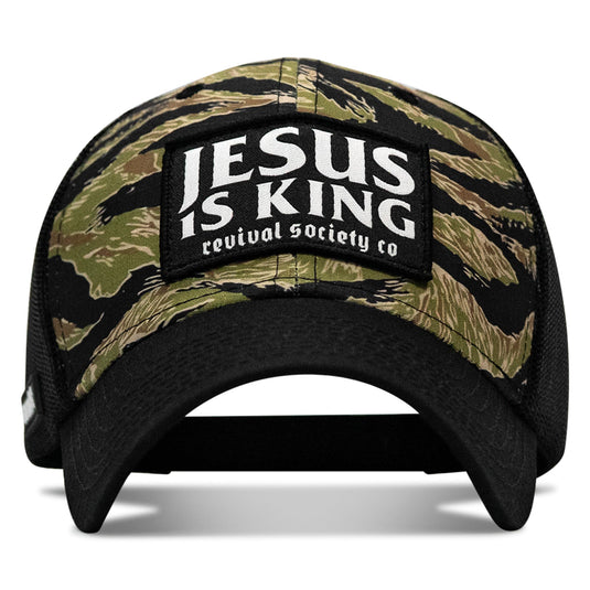 Jesus Is King Patch Original Ripstop Snapback Hat
