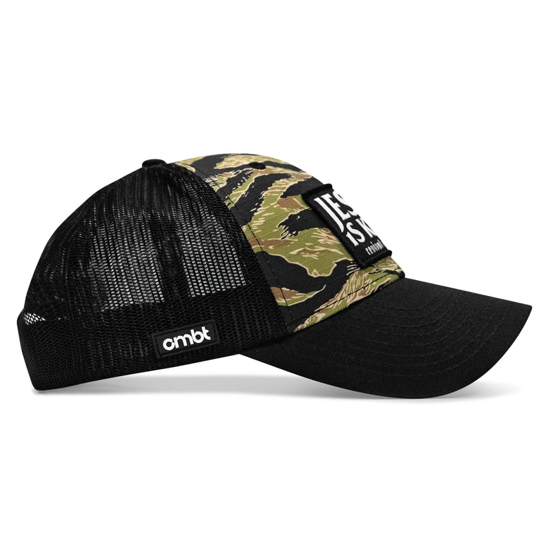 Load image into Gallery viewer, Jesus Is King Patch Original Ripstop Snapback Hat
