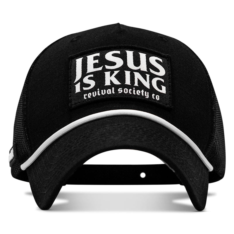 Load image into Gallery viewer, Jesus Is King Patch Rope Snapback Hat
