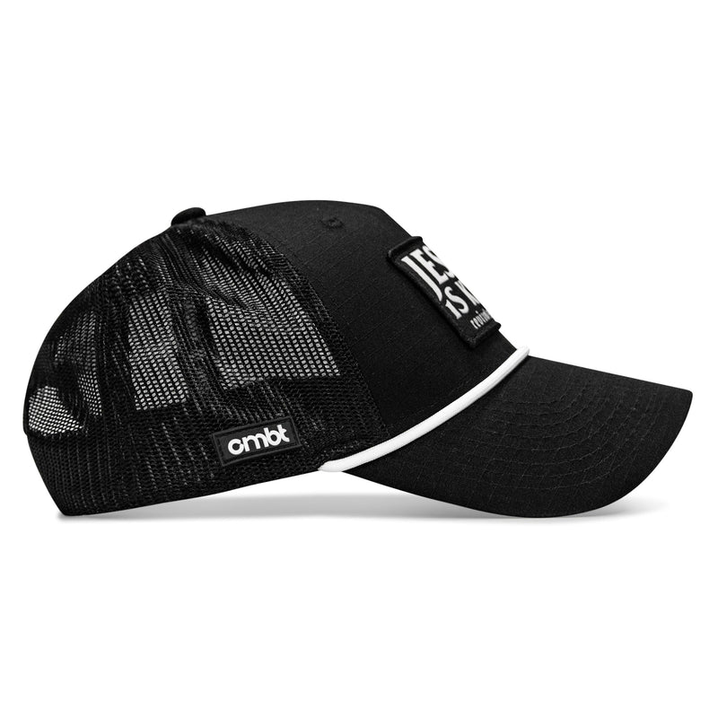 Load image into Gallery viewer, Jesus Is King Patch Rope Snapback Hat
