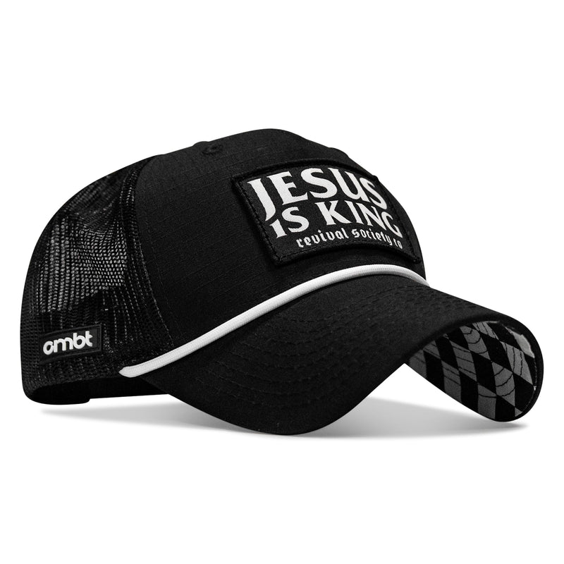Load image into Gallery viewer, Jesus Is King Patch Rope Snapback Hat
