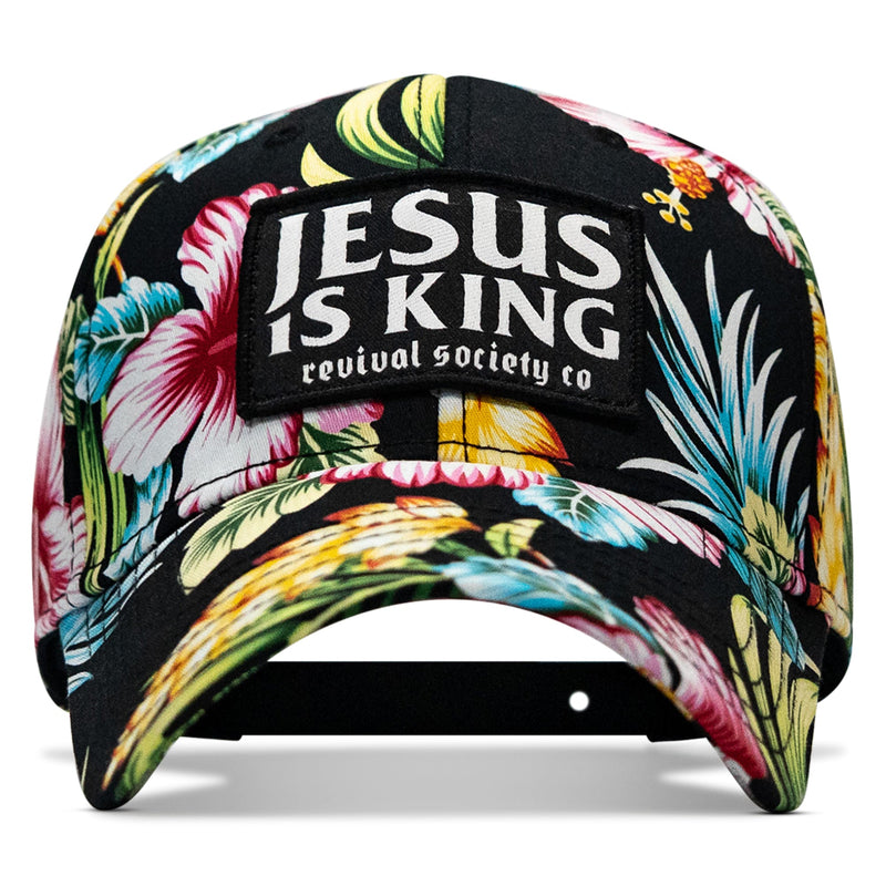 Load image into Gallery viewer, Jesus Is King Patch Snapback Hat
