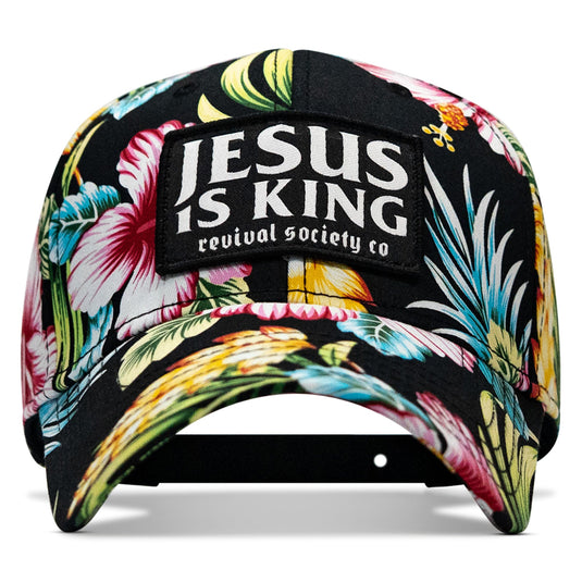 Jesus Is King Patch Snapback Hat