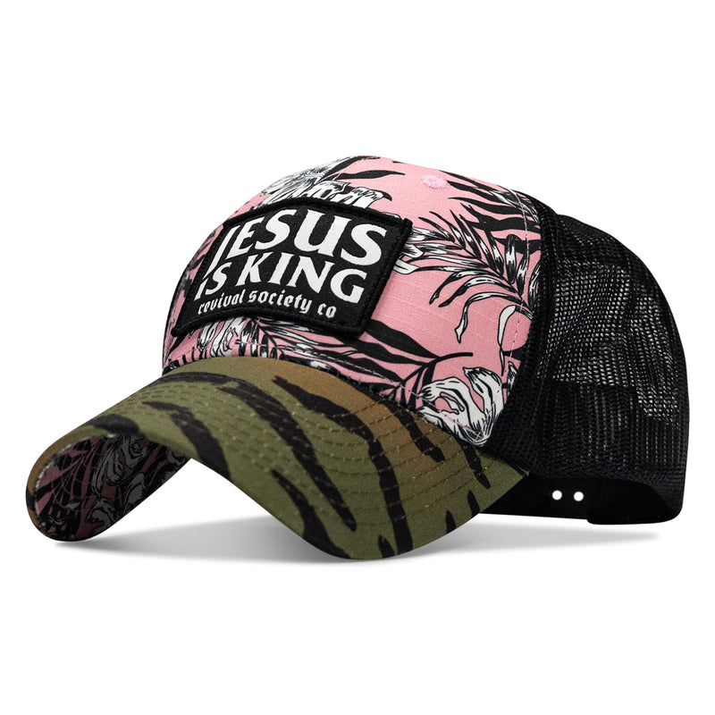 Load image into Gallery viewer, Jesus Is King Patch Original Ripstop Snapback Hat
