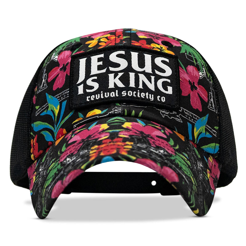 Load image into Gallery viewer, Jesus Is King Patch Tactical Ripstop Mesh Snapback Hat
