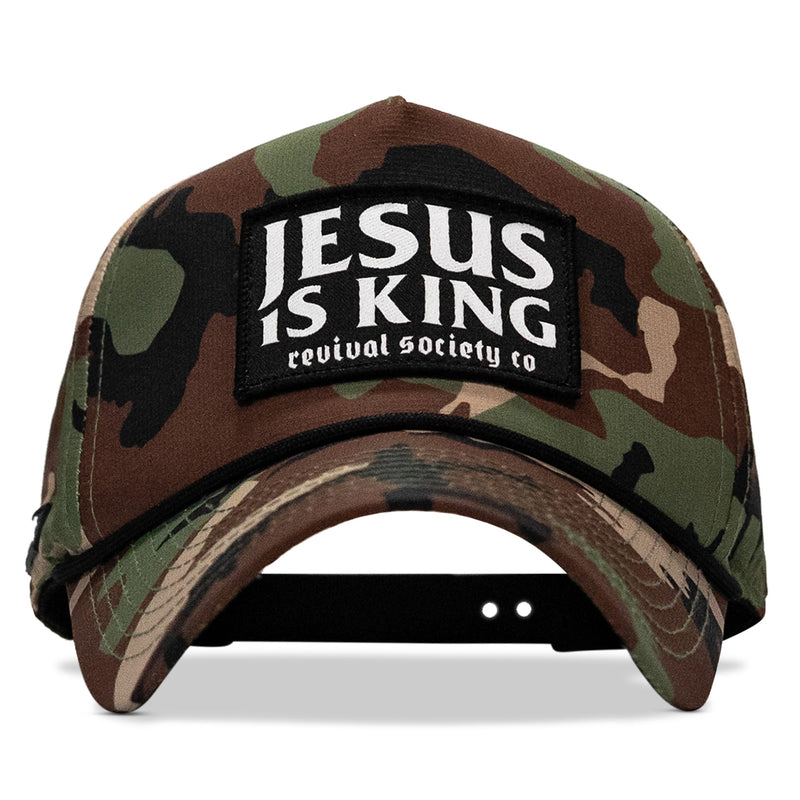Load image into Gallery viewer, Jesus Is King Patch Weekender Snapback

