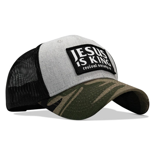 Jesus Is King Patch Original Ripstop Snapback Hat