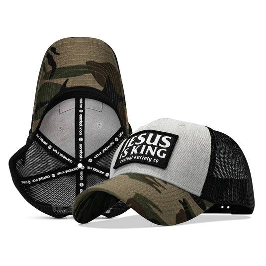 Jesus Is King Patch Original Ripstop Snapback Hat
