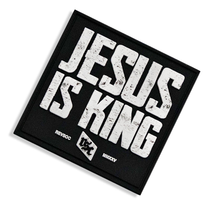 Load image into Gallery viewer, Jesus Is King PVC Patch
