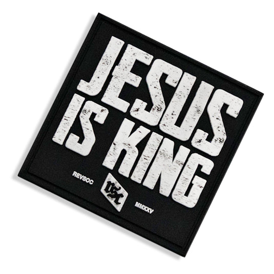 Jesus Is King PVC Patch