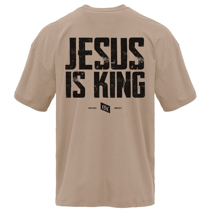 Load image into Gallery viewer, Jesus Is King Heavyweight Men's T-Shirt
