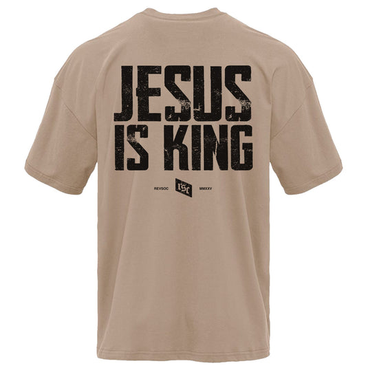 Jesus Is King Heavyweight Men's T-Shirt