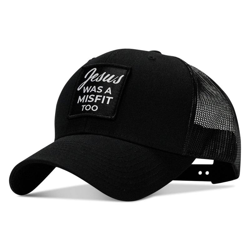 Load image into Gallery viewer, Jesus Was A Misfit Too Patch Snapback Hat
