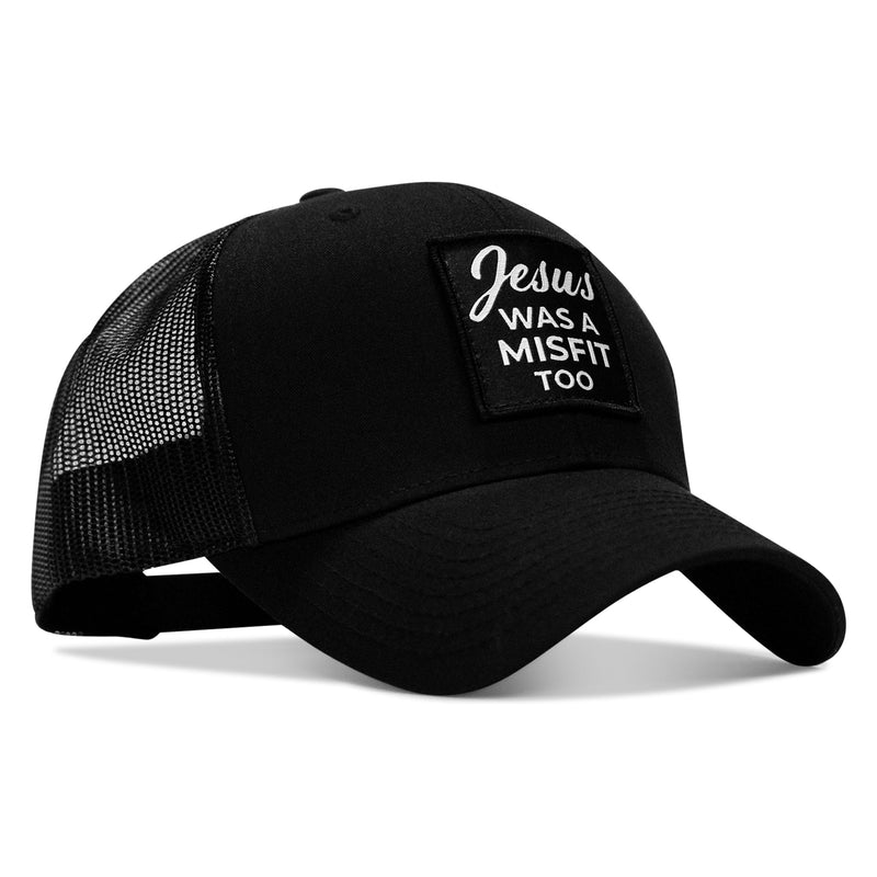 Load image into Gallery viewer, Jesus Was A Misfit Too Patch Snapback Hat

