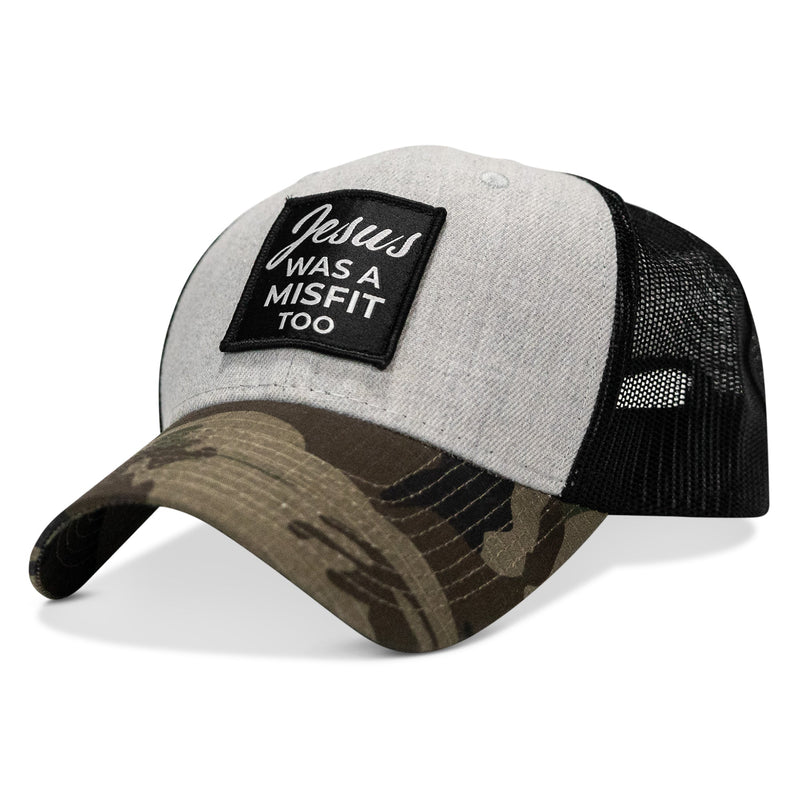 Load image into Gallery viewer, Jesus Was A Misfit Too Patch Snapback Hat
