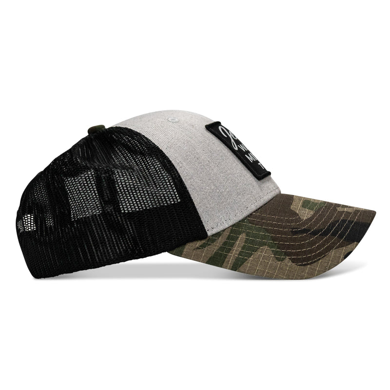 Load image into Gallery viewer, Jesus Was A Misfit Too Patch Snapback Hat
