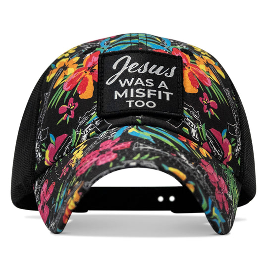 Jesus Was A Misfit Too Patch Tactical Ripstop Mesh Snapback Hat