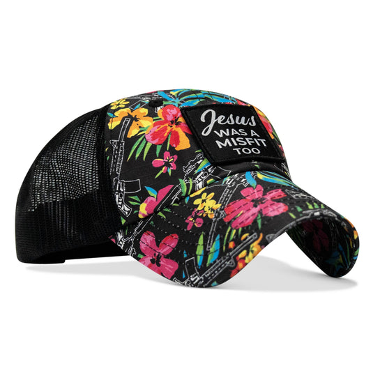 Jesus Was A Misfit Too Patch Tactical Ripstop Mesh Snapback Hat