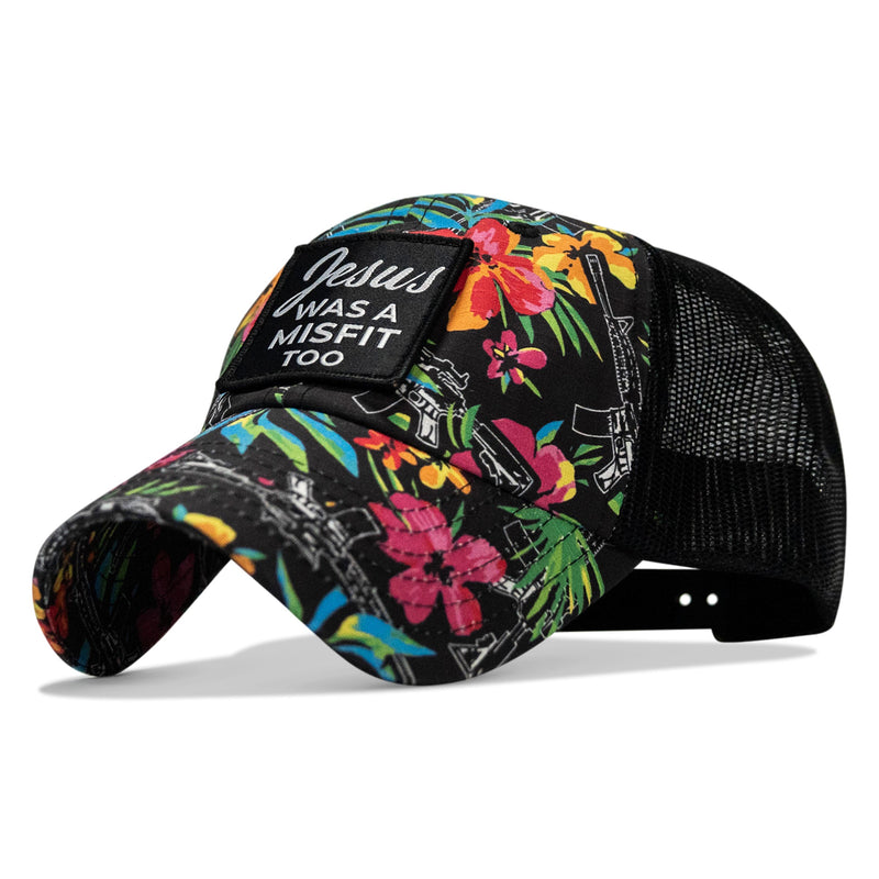 Load image into Gallery viewer, Jesus Was A Misfit Too Patch Tactical Ripstop Mesh Snapback Hat
