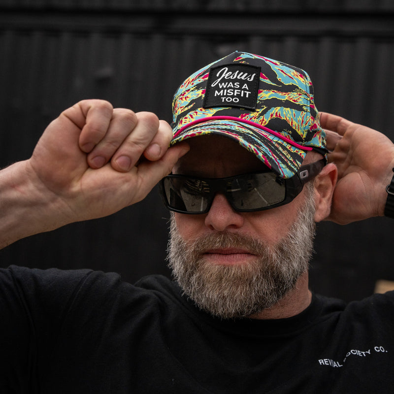Load image into Gallery viewer, Jesus Was A Misfit Too Patch Weekender Snapback
