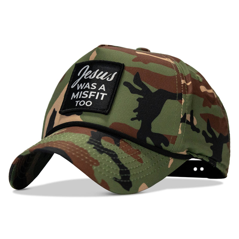 Load image into Gallery viewer, Jesus Was A Misfit Too Patch Weekender Snapback
