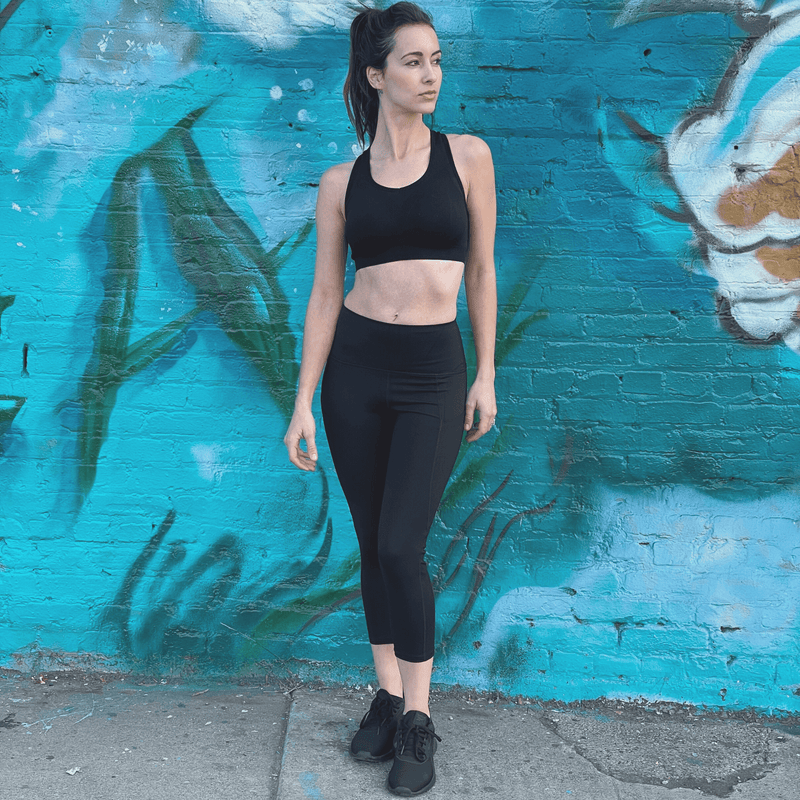 Load image into Gallery viewer, Seajoy Athletic High-Waisted Capri Leggings with Hip Pockets
