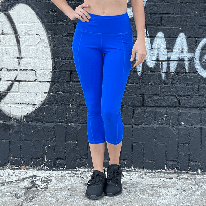 Load image into Gallery viewer, Seajoy Athletic High-Waisted Capri Leggings with Hip Pockets

