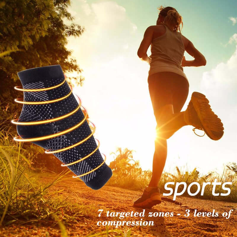 Load image into Gallery viewer, Anti-Fatigue Compression Sock for Improved Circulation, Swelling, Plantar Fasciitis and Tired Feet

