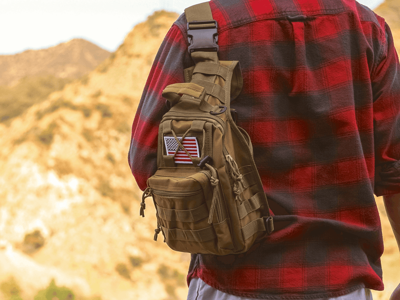Load image into Gallery viewer, Tactical USA Flag Patch with Detachable Backing
