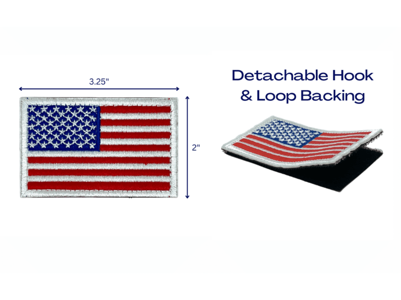 Load image into Gallery viewer, Tactical USA Flag Patch with Detachable Backing
