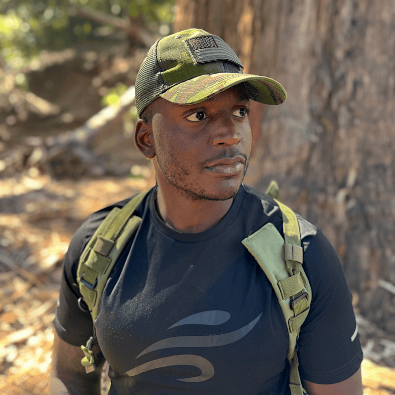 Load image into Gallery viewer, Tactical-Style Patch Hat with Adjustable Strap

