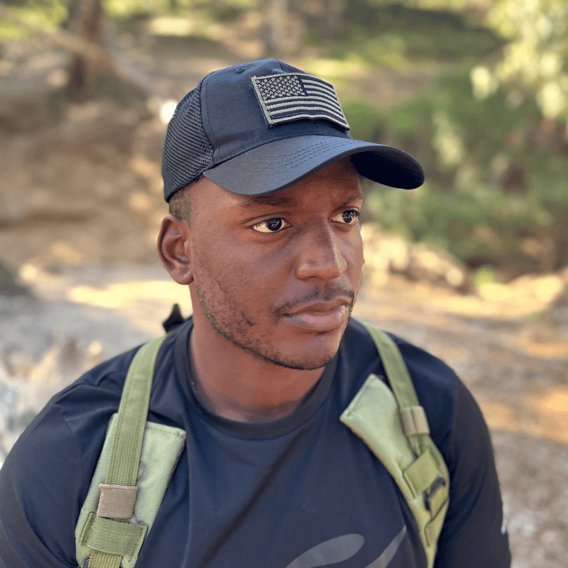 Load image into Gallery viewer, Tactical-Style Patch Hat with Adjustable Strap
