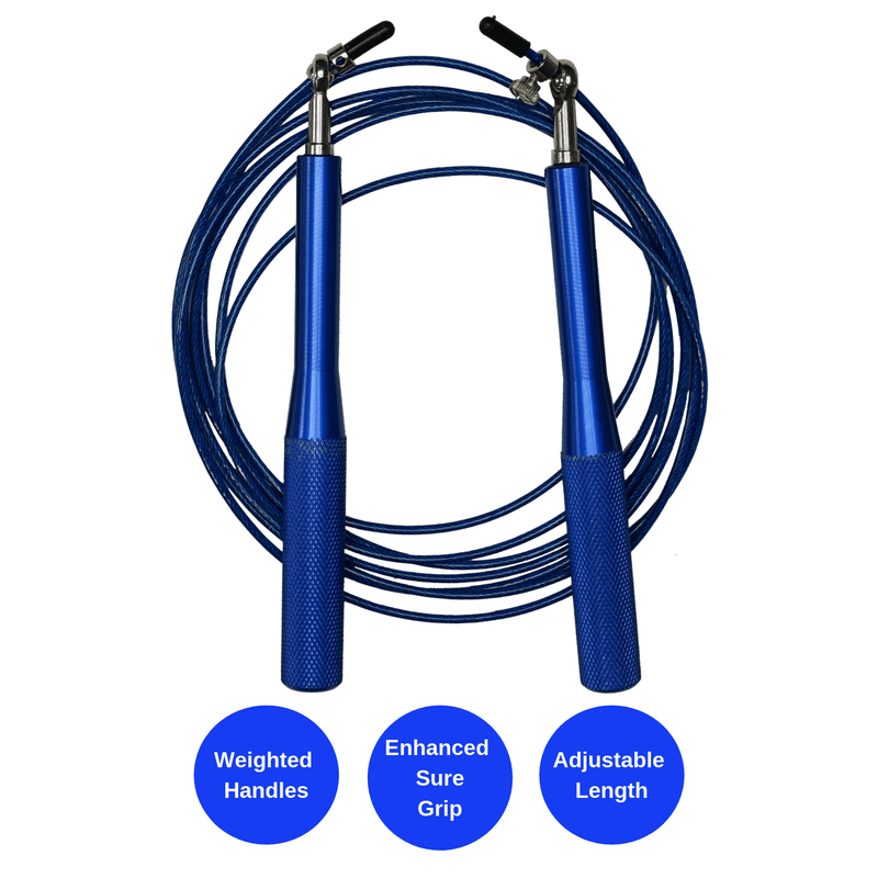 Load image into Gallery viewer, Weighted Jump Rope with Adjustable Steel Wire Cable

