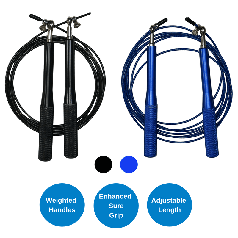 Load image into Gallery viewer, Weighted Jump Rope with Adjustable Steel Wire Cable
