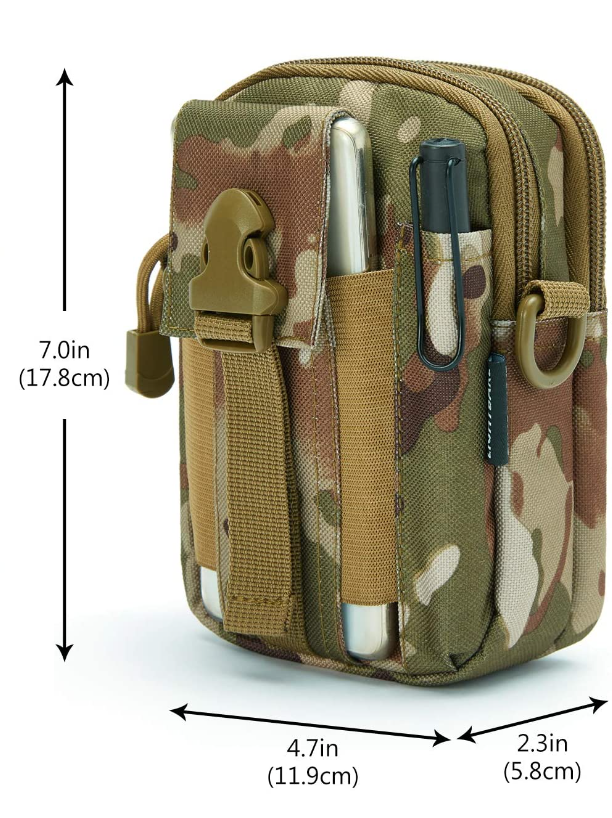 Load image into Gallery viewer, Tactical MOLLE Pouch &amp; Waist Bag for Hiking &amp; Outdoor Activities
