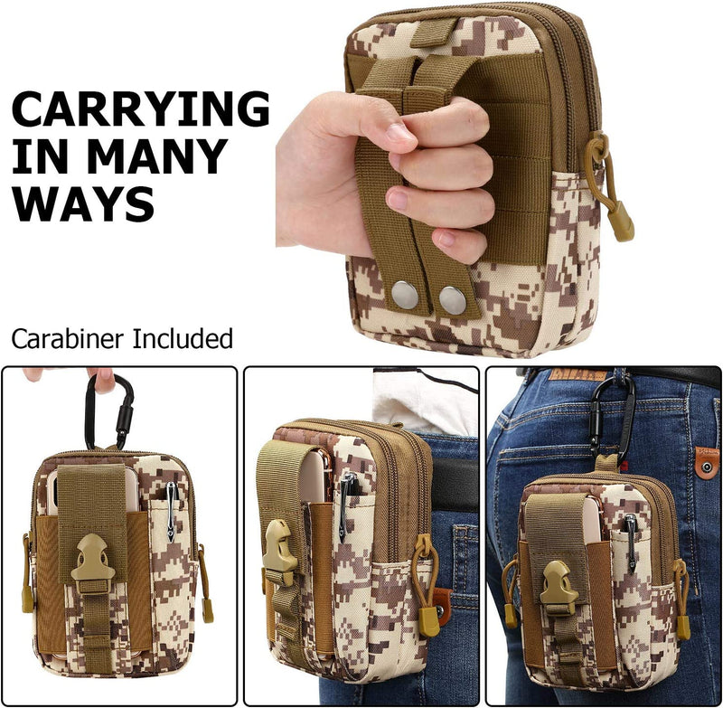 Load image into Gallery viewer, Tactical MOLLE Pouch &amp; Waist Bag for Hiking &amp; Outdoor Activities

