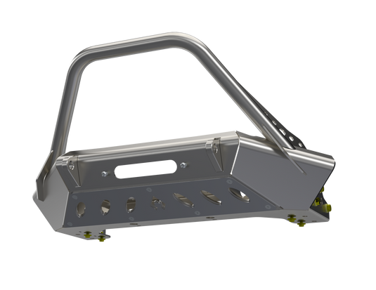 JK JL JT HIGH CLEARANCE FRONT BUMPER with HOOP