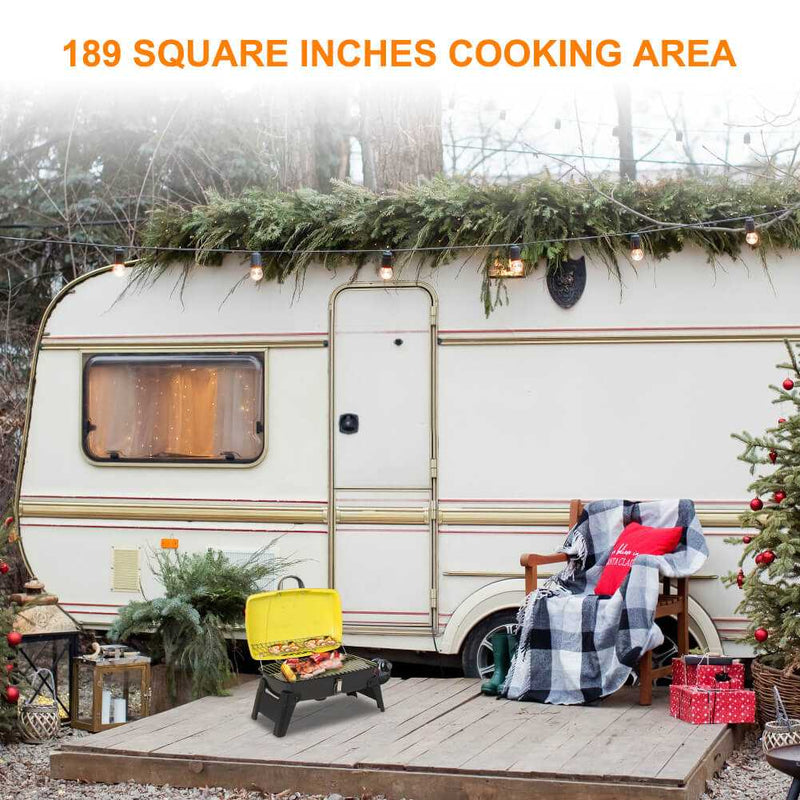 Load image into Gallery viewer, Camplux Portable Gas Grill 189 Square Inches, Camping Grills for Outdoor Cooking
