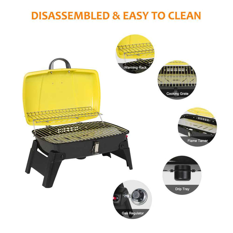 Load image into Gallery viewer, Camplux Portable Gas Grill 189 Square Inches, Camping Grills for Outdoor Cooking
