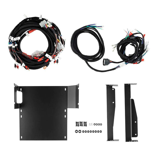 Jeep JK Plug and Play Harness for JK-SBAR Overhead Bar System, Amplifier and SQBASS Underseat Subwoofer - Skoutley Outdoors LLC