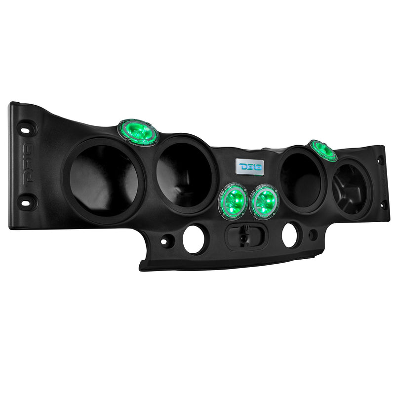 Load image into Gallery viewer, Jeep JK/JKU Overhead Sound Bar System Fits 4 X 8&quot; Speakers (Not included) 4 X Tweeters PRO-TW4L and 2 X Drivers PRO-DRNSC1.5 and Harness Included- Black
