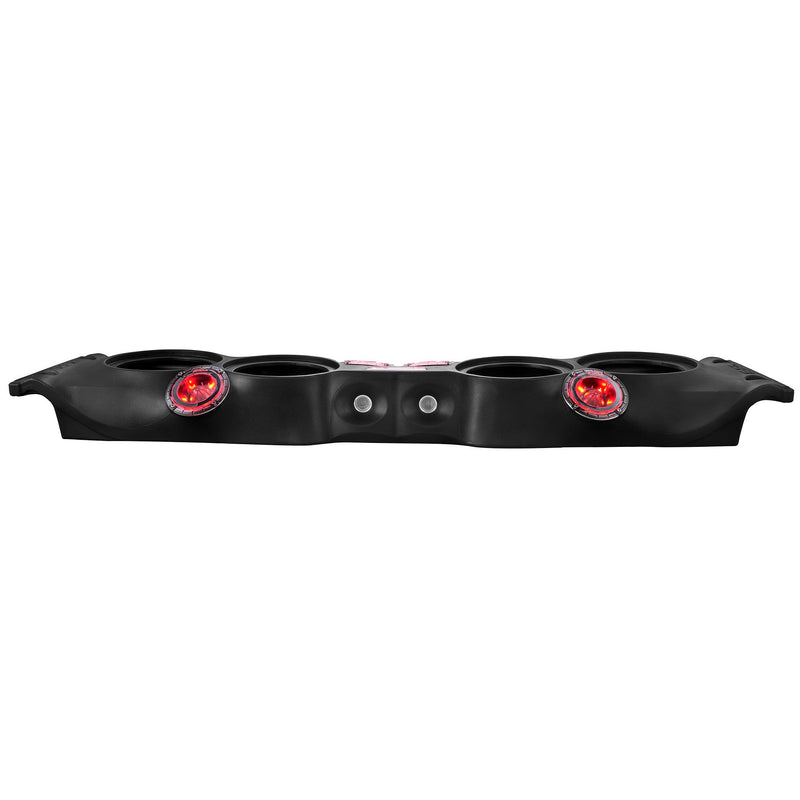 Load image into Gallery viewer, Jeep JK/JKU Overhead Sound Bar System Fits 4 X 8&quot; Speakers (Not included) 4 X Tweeters PRO-TW4L and 2 X Drivers PRO-DRNSC1.5 and Harness Included- Black
