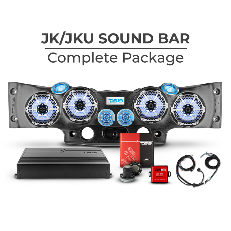 Load image into Gallery viewer, Overhead Soundbar Package for Select 2007-2018 Jeep Wrangler JK/JKU
