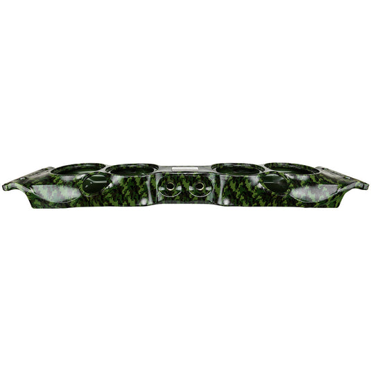 DS18 JK-SBAR/CMGR Exclusive Overhead Audio Bar System for JK/JKU Jeeps (4x 8" Speakers 4x3.72" Tweeters 2x1" Drivers) Camo Green