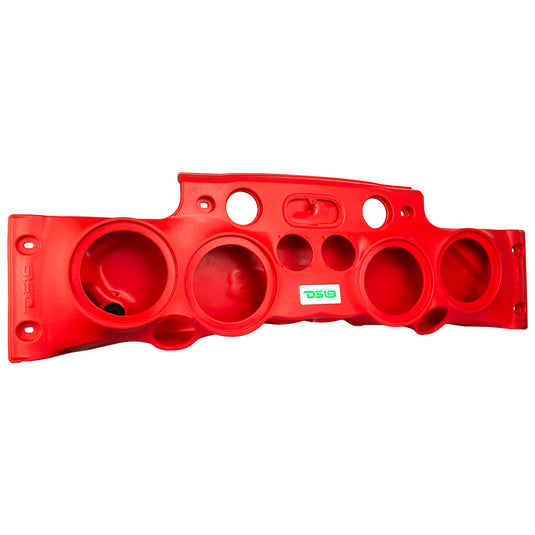 Jeep JK/JKU Overhead Bar System Fits 4 X 8" Speakers, 4 X Tweeters and 2 X Drivers -Red