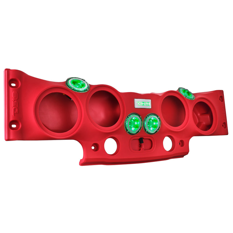 Load image into Gallery viewer, Jeep JK/JKU Overhead Sound Bar System Fits 4 X 8&quot; Speakers (Not included) 4 X Tweeters PRO-TW4L and 2 X Drivers PRO-DRNSC1.5 and Harness Included- Red
